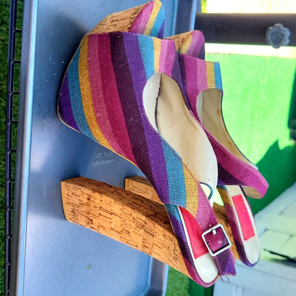 Heels, rainbow colors
